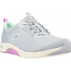Baskets*Skechers Arch Fit Mellow Low Grey/Aqua